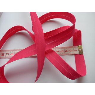 Schrägband kräftig pink 20 vorgefalzt 20mm Meterware
