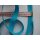 Schrägband türkis 16 vorgefalzt 20mm Meterware