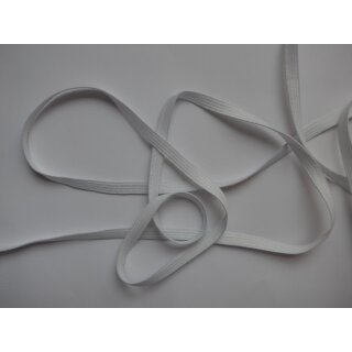 10 Meter Gummiband weiß Flachgummi 5mm elastisches Gummi
