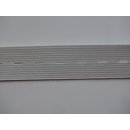 Knopflochgummiband 15mm weiß elastisch Meterware