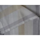Miniflächen-Set grau beige längs gestreift Scheibengardine