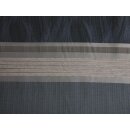 Gardinen Dekostoff Timon dunkelblau grau Streifen 150cm breit