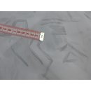 Gardinenstoff grau Muster bedruckt 290cm hoch Meterware