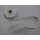 Gurtband 15mm silbergrau ca.1,6mm