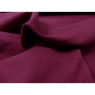 Baumwolljersey Vanessa bordeaux uni