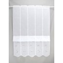 Balkontür Scheibengardine Blattmuster...