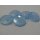 Knopf transparent glitzer hellblau 22mm