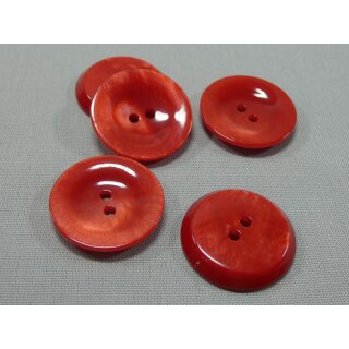 Knopf rot changierend 22mm