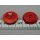 Knopf rot changierend 22mm