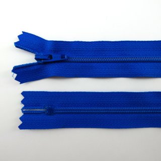 Reißverschluss royalblau 18cm nicht teilbar Kunststoff