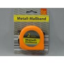 Metall Maßband 2m orange