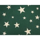 Tischläufer Sterne grün natur Weihnachten 44x127cm