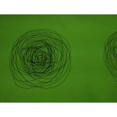 Tischläufer neon grün Kreise 38x157cm