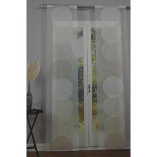 Schiebevorhang Dots 70 creme beige 60x245cm