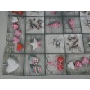 Mitteldecke Weihnachten bedruckt mit Ornamenten 85x85cm
