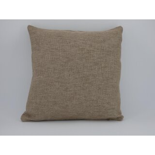 Kissenbezug ca.40x40cm grob beige meliert