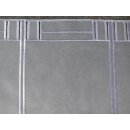 Scheibengardinenstoff weiß Quadrate 48cm hoch