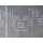 Scheibengardinenstoff weiß Quadrate 48cm hoch