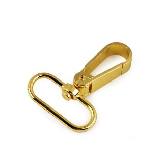 Metallkarabiner 32mm goldfarben