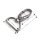 Metallkarabiner 25mm anthrazit