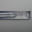 2 Scheibengardinenstange 40cm weiß im Blister mit...