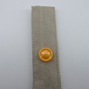 Zierstecker für Gardinen changierend gelb Druckknöpfe 10 Stück