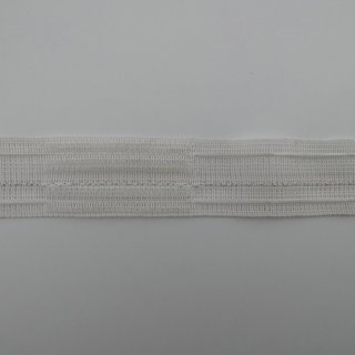 7 m Smokeflauschband Gardinenband zum kletten  1:2,5   27mm