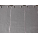 Scheibengardinenstoff Voile bestickt weiß 46cm hoch