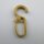 10 Stück Faltenleghaken für Ringe 28mm goldfarben matt