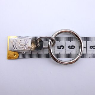 Gardinenringe 18 Stück Metall - 25mm Vorhangringe Silber