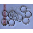 Ringe flach verchromt 20mm Gardinenstangen 10 Stück