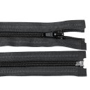Reißverschluss 55cm teilbar schwarz Kunststoff