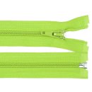 Reißverschluss 50cm teilbar hellgrün Kunststoff