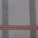 Miniflächen-Set türkis grau längs gestreift Scheibengardine