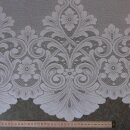 Scheibengardinenstoff 6,90m Ranken und Blumen 45cm hoch