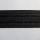 Kräuselband schwarz 10 Meter Röllchenband Gardinenband