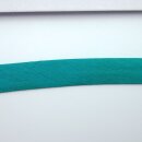Schrägband grüntürkis crash Einfassband 1,4cm breit 8,50 Meter