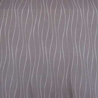 Dekostoff pastellviolett beige längst Linien148cm breit