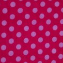 Babycord pink rosa Punkte Baumwolle