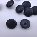 Knöpfe dunkelblau Stein 15mm 12 Stück