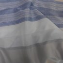 Dekostoff blau schlamm Streifen halbtransparent 155cm breit