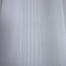 Kurzstück 600cm breit x 121cm hoch Shirley Diolenstoff weiß längststreifen 