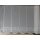 Reststück 95cm Scheibengardinenstoff bestickt welle Voile weiß 60cm hoch