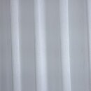 Kurzstück 250cm breit x 255cm hoch Diolenstoff Noppen feine längststreifen weiß