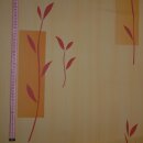 Dekostoff orange terra mit Muster bedruckt 150cm breit