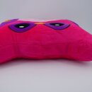 Kuschelkissen in Eulen Form pink lila