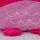 Kuschelkissen in Eulen Form pink lila