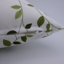 Kissenbezug Blätterranke grün ca.40x40cm