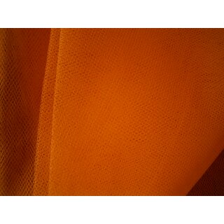 Tüllstoff orange zum Basteln uni Meterware