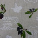 Kissenbezug Deko Hülle mit Oliven natur ca.40x40cm